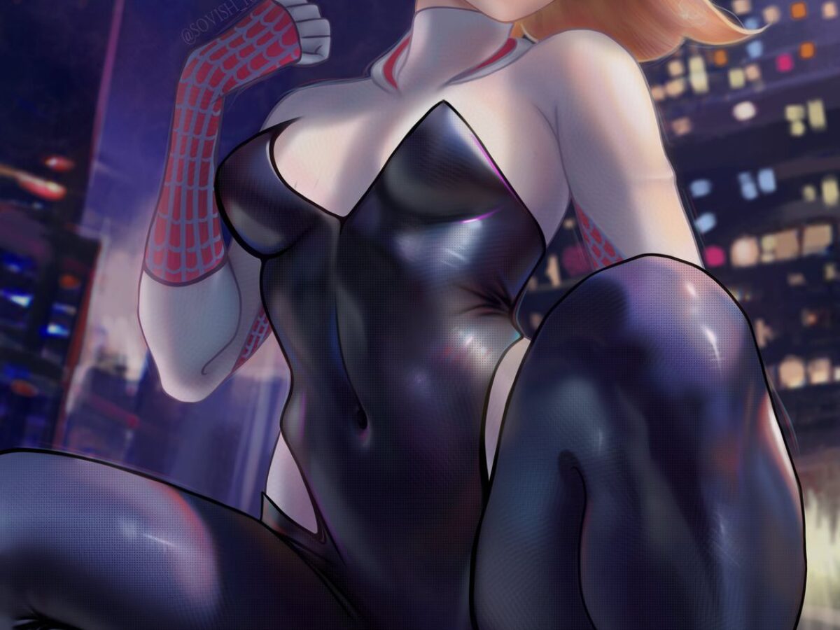 Spider-Gwen and Gwen Stacy Female Only Solo Blonde R34 < Your Cartoon Porn