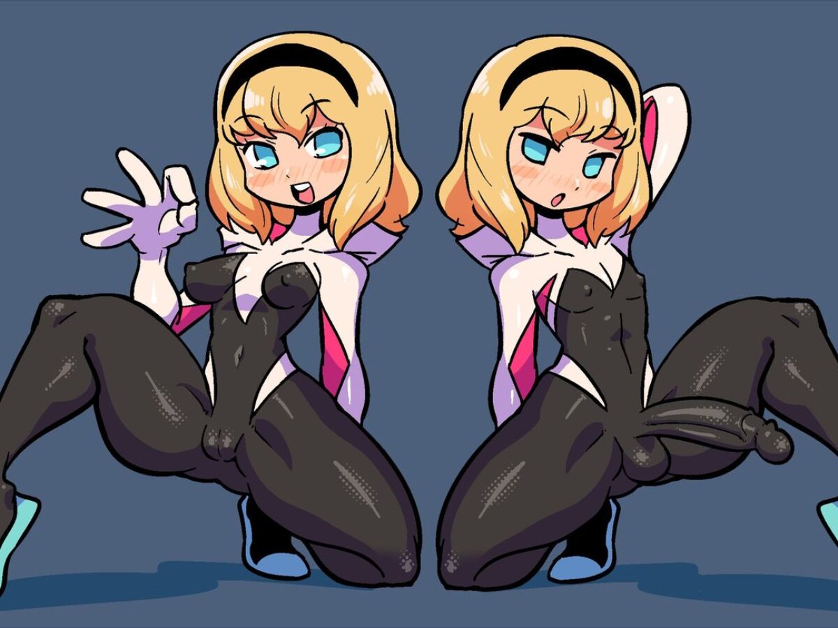 Spider-Gwen and Gwen Stacy Femboy Pussy Penis < Your Cartoon Porn