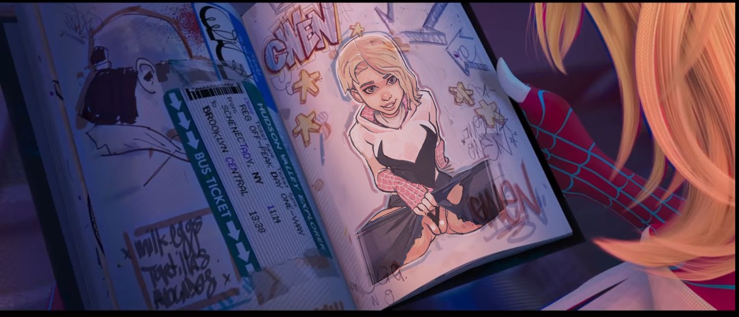 Spider-Gwen and Gwen Stacy Panties Solo Female Pussy Blonde Vagina