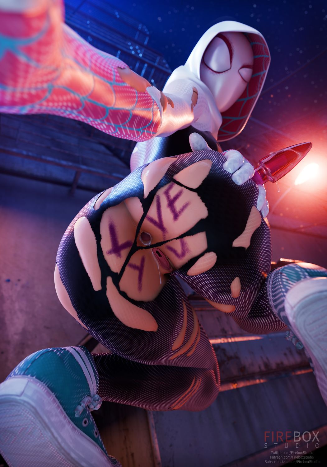 Spider-Gwen Posing