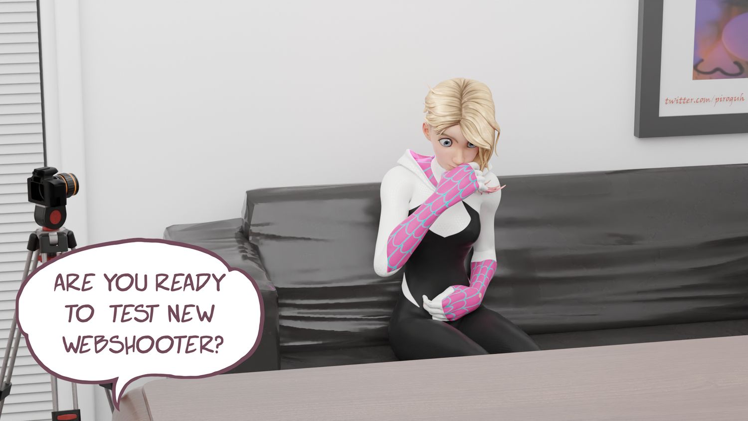 Spider-Gwen and Gwen Stacy Superhero Blonde Superheroine Solo Female