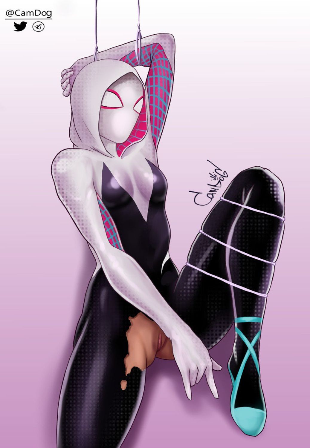 Spider-Gwen and Gwen Stacy XXX Free