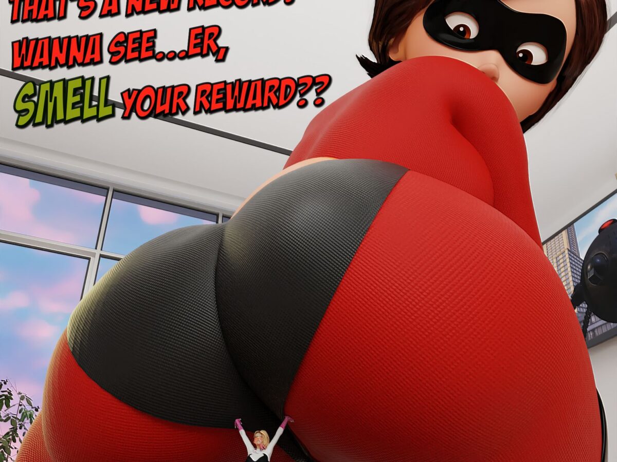 Helen Parr and Spider-Gwen sharing a powerful moment