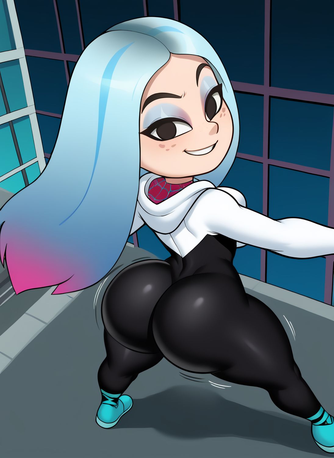 Spider-Gwen Huge Ass