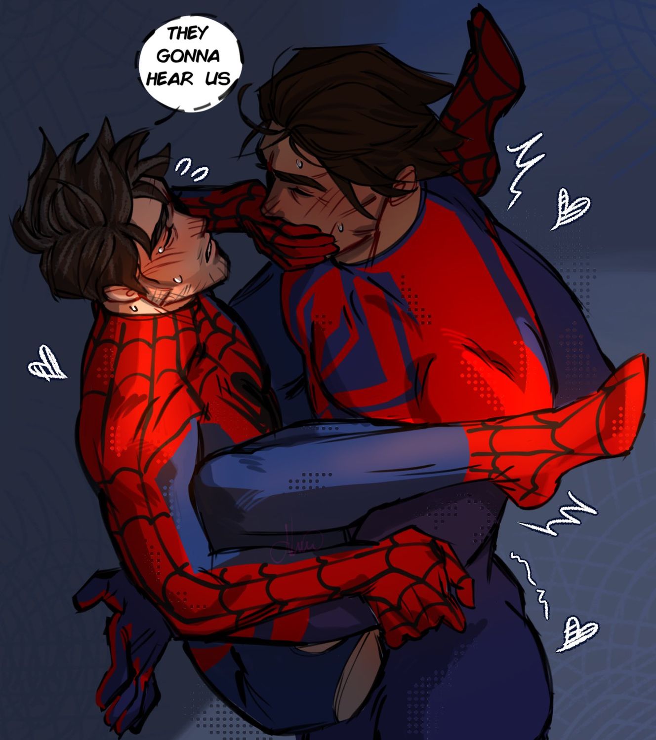 Spider-Man and Miguel O’Hara Gay Sex Gay Sex Gay Domination