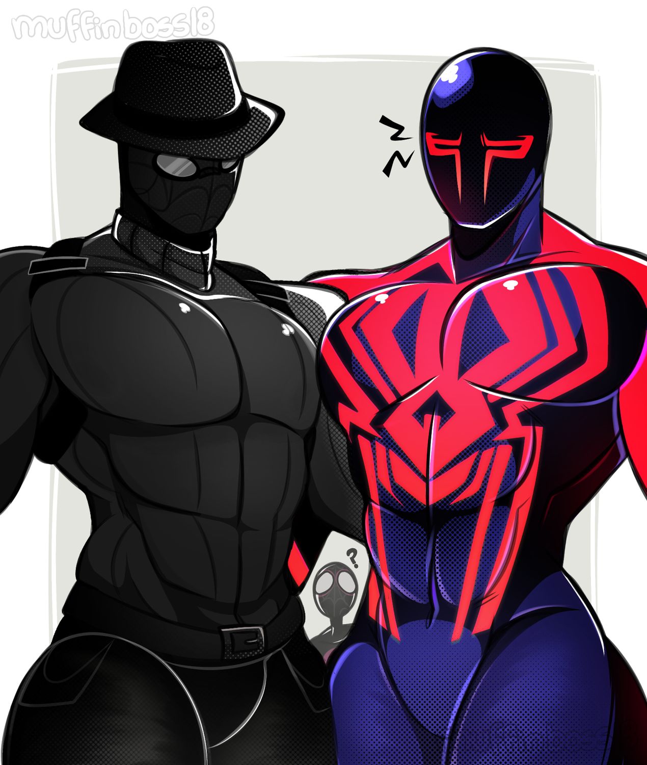 Spider-Man and Miles Morales Muscular Muscle