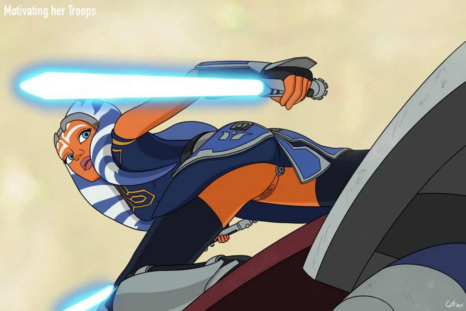 Ahsoka Tano and Clone Trooper Sex Toys Vagina Alien Upskirt Pussy