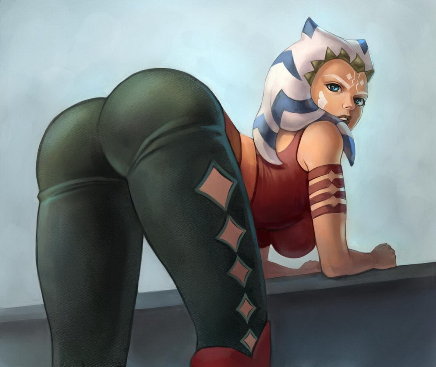 Ahsoka Tano and Togruta Alien