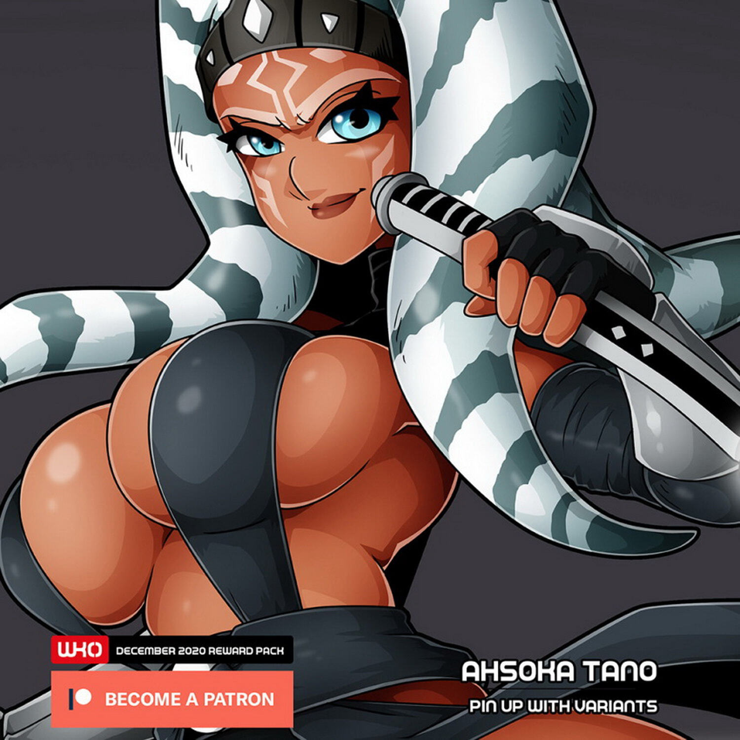 Ahsoka Tano and Togruta Big Breast Alien Solo Female Lips Solo Tits