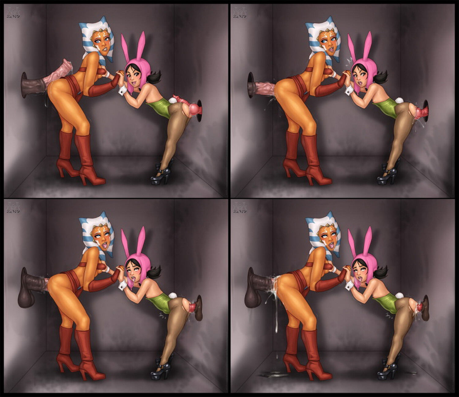 Ahsoka Tano and Togruta Breast Groping Penetration Zoo Orgasm Face