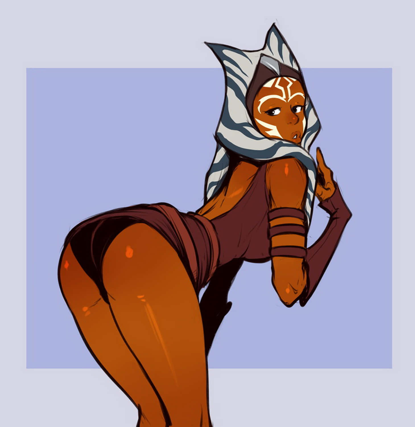 Ahsoka Tano and Togruta Panties Tits Big Breast Solo Female Only