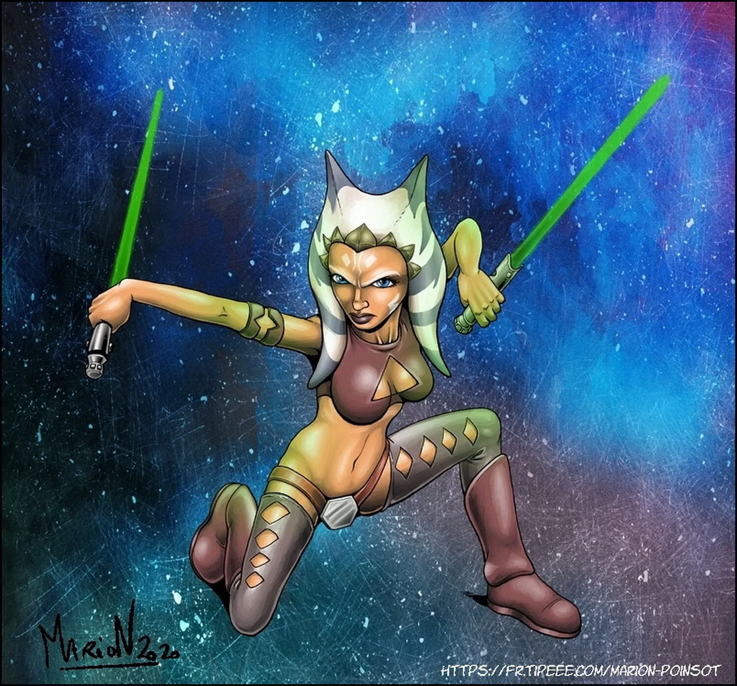 Ahsoka Tano Big Breast Tits Curvy Solo Female Only