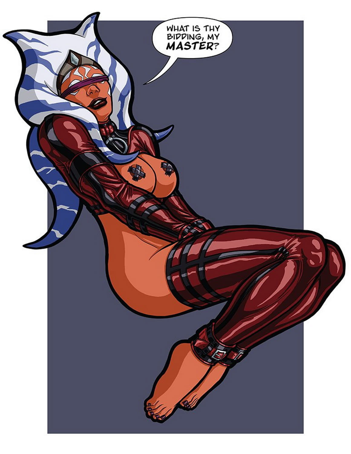 Ahsoka Tano Boobs Tits Alien Latex Female Only Solo