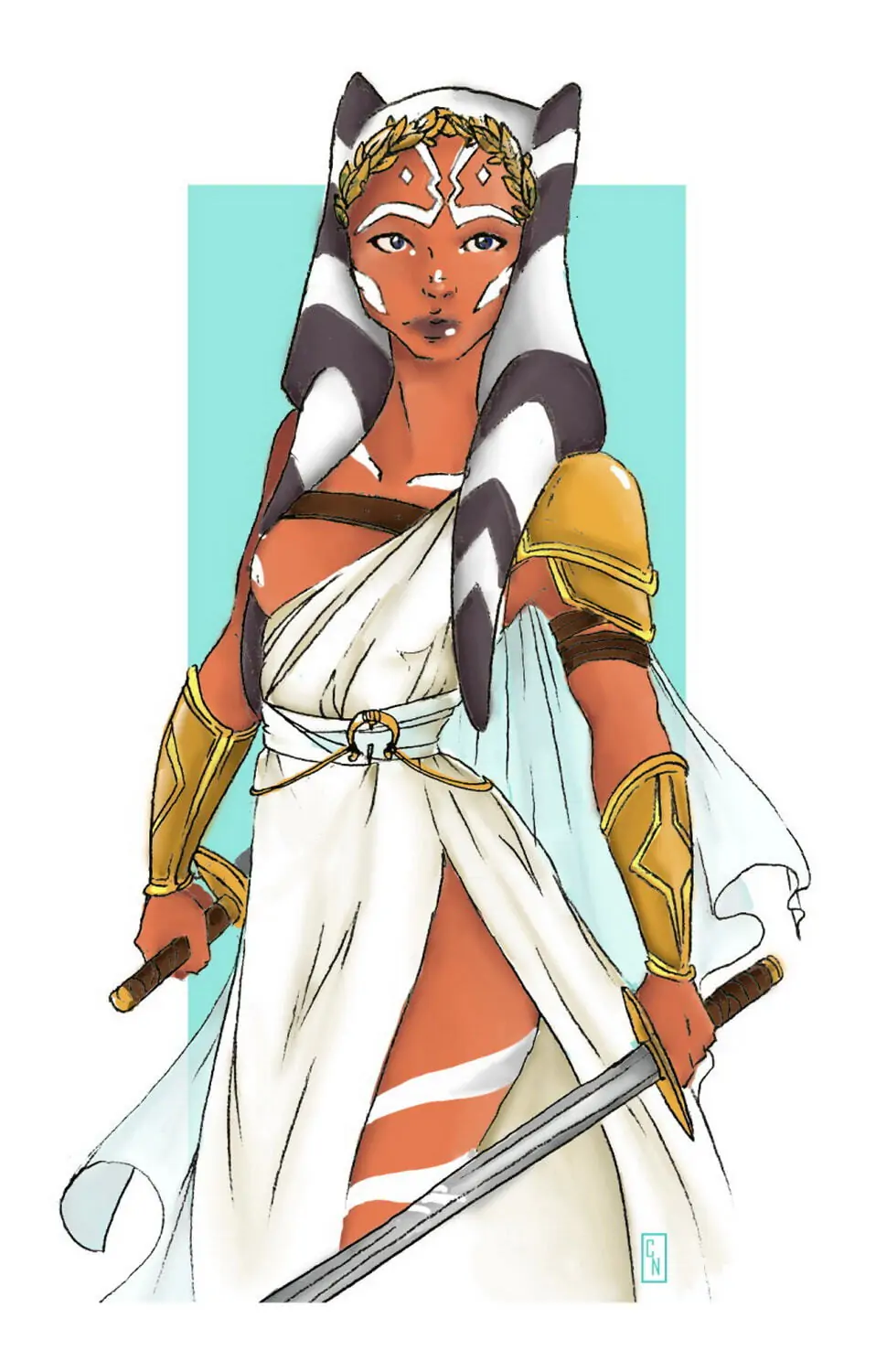 Ahsoka Tano Female Only Solo Tits