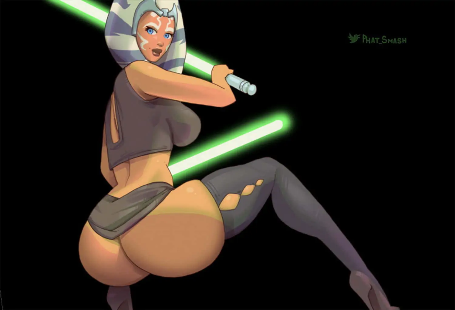 Ahsoka Tano Huge Ass Solo Solo Female