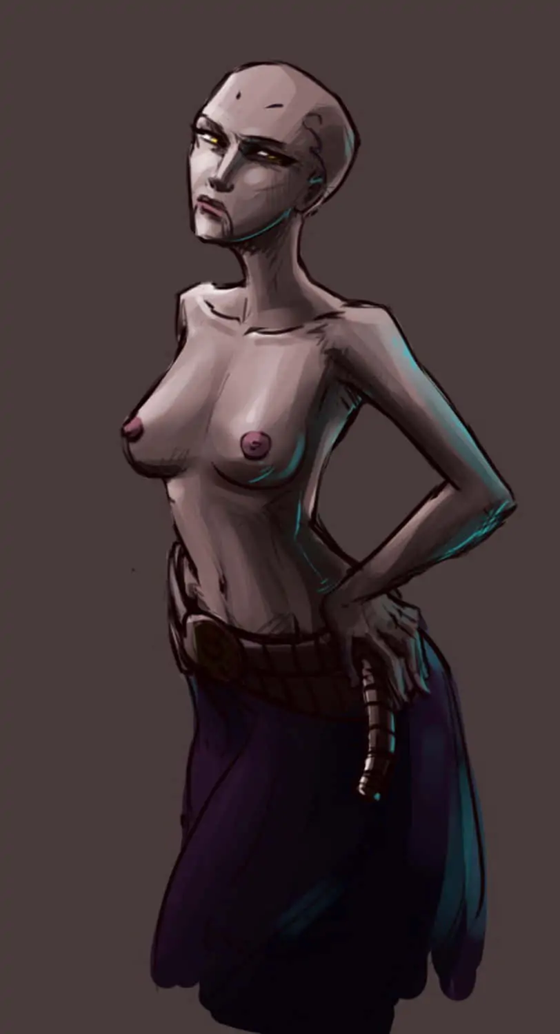 Asajj Ventress Solo Solo Female Tits