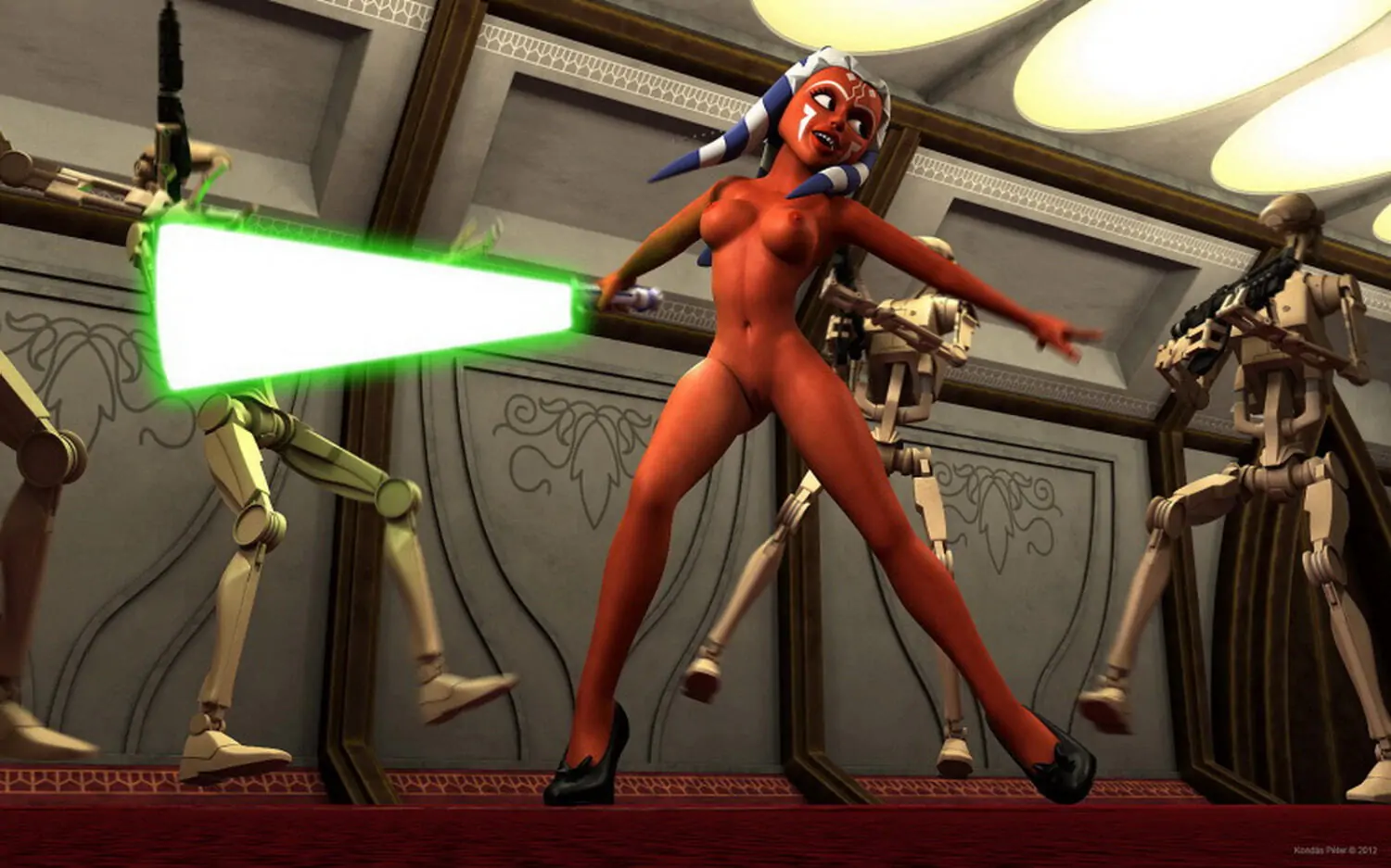 B1 Battle Droid and Ahsoka Tano Hentai XXX