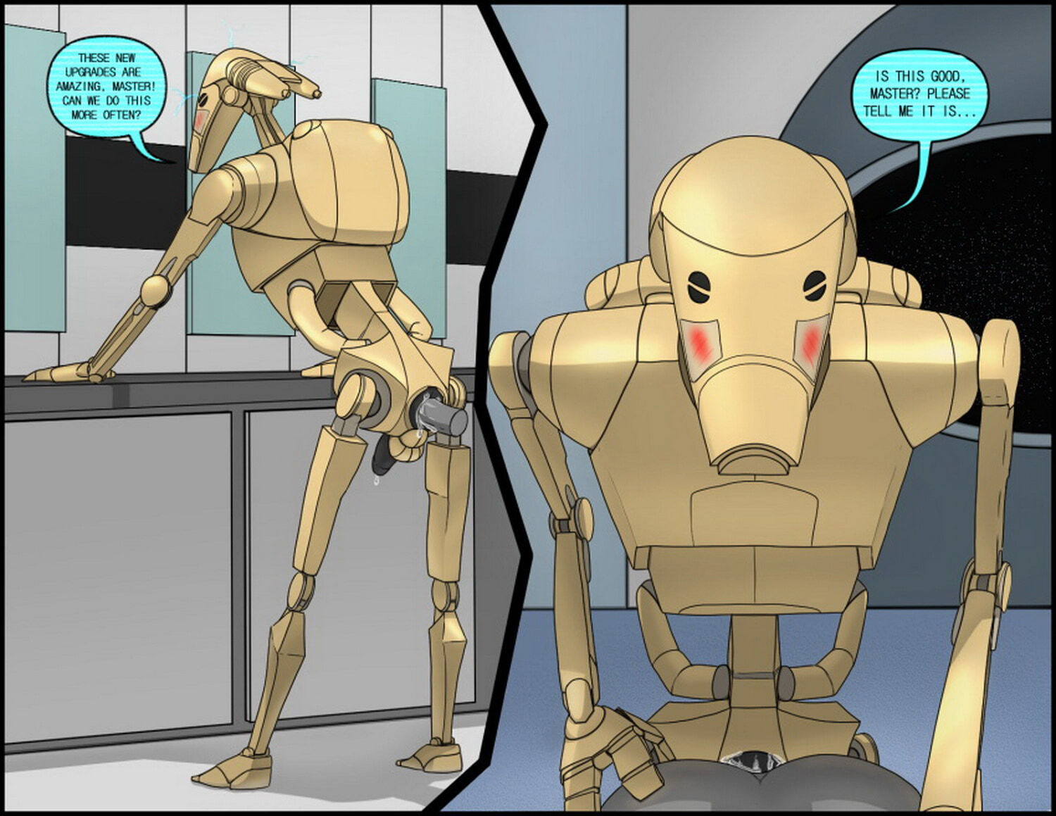 Nasty B1 Battle Droid and Anon in Your Cartoon Porn gallery. 