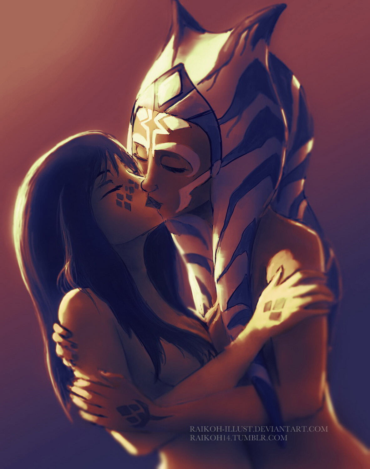 Barriss Offee and Togruta Yuri Female Only