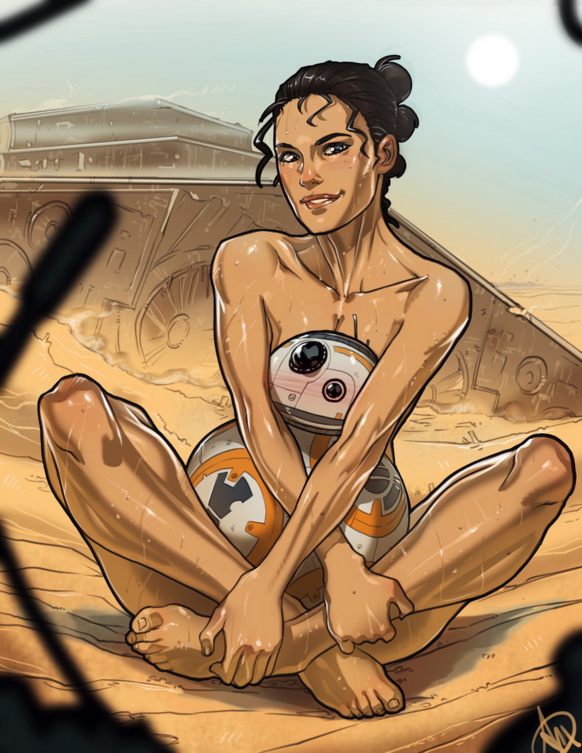 Bb-8 and Astromech Droid Nude Feet