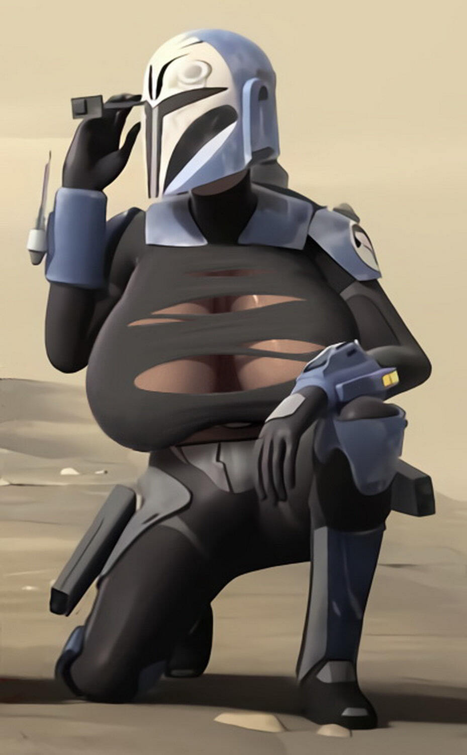 Bo-Katan Kryze and Mandalorian Tits Female Only