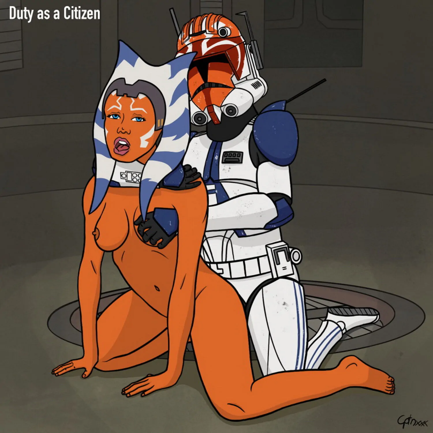 Clone Trooper and Togruta Big Breast Sex Alien Tits Doggy Style