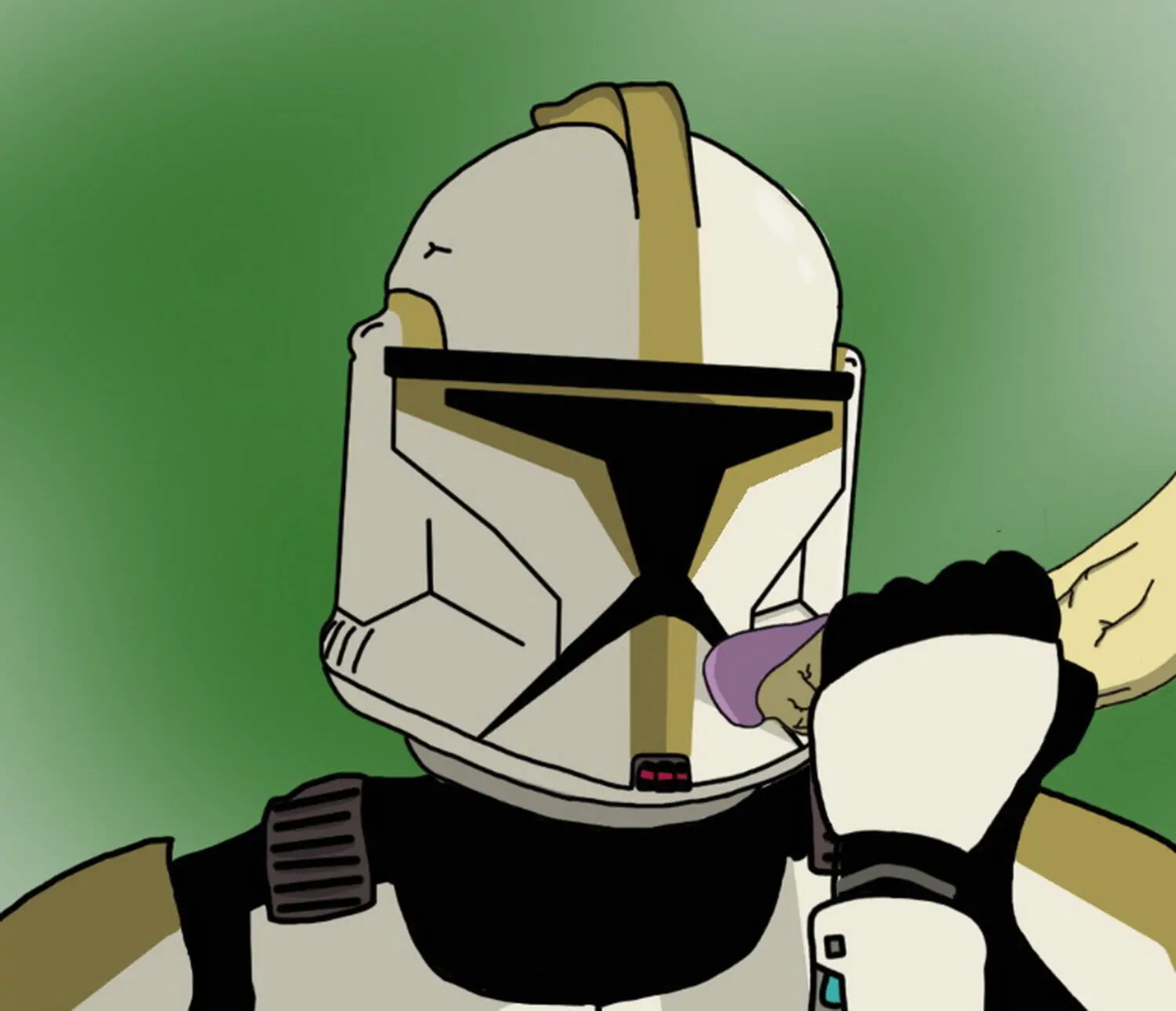 Clone Trooper Penis Gay Handjob