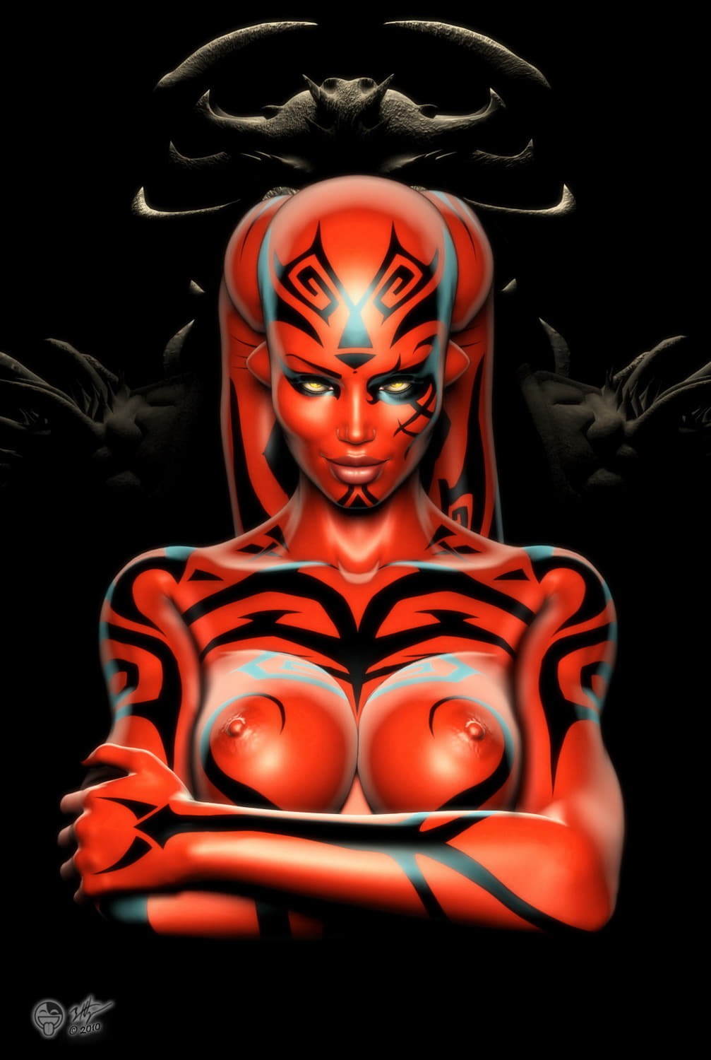 Darth Talon and Sith Alien