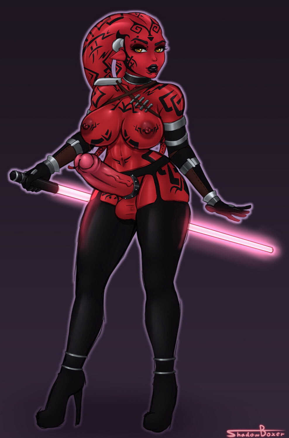 Darth Talon and Twi’Lek Futa Futa Only Big Breast Futanari Dickgirl