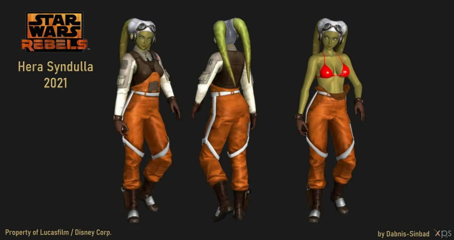 Hera Syndulla Tits Big Breast Solo Female Only