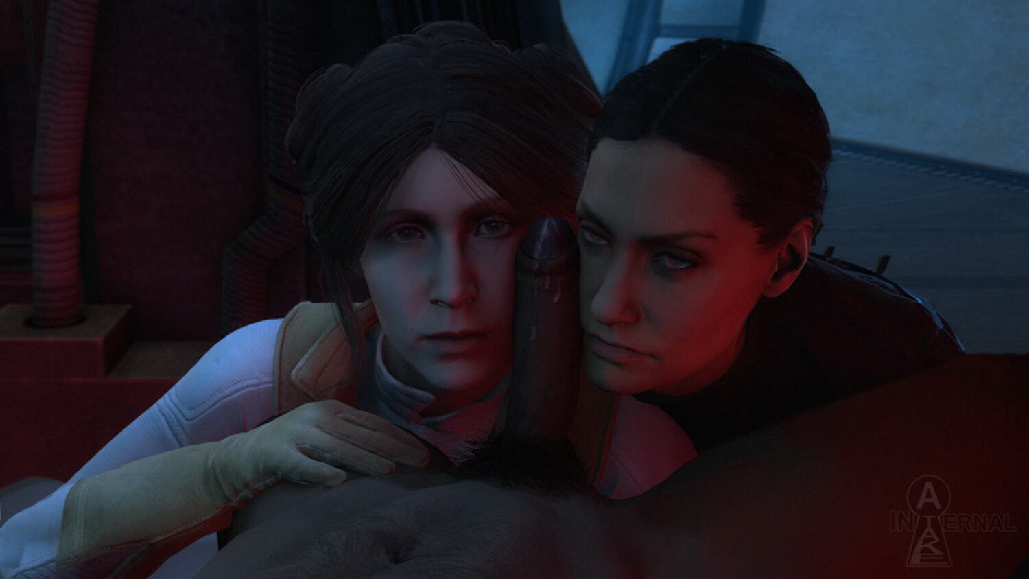 Iden Versio and Princess Leia Organa Busty Tits