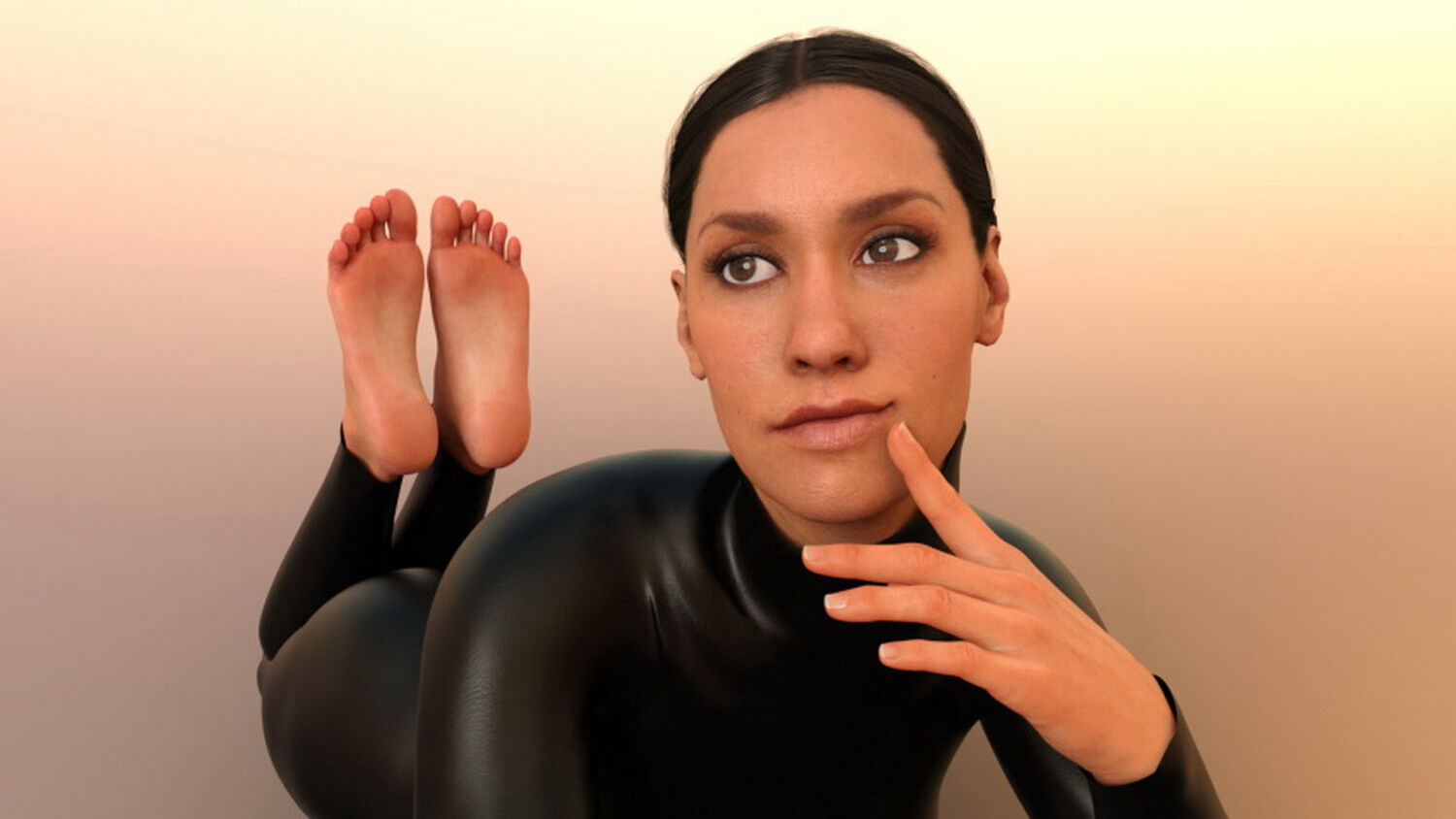 Iden Versio Dark Skinned Female Feet Up Dark Skin Female Only Feet