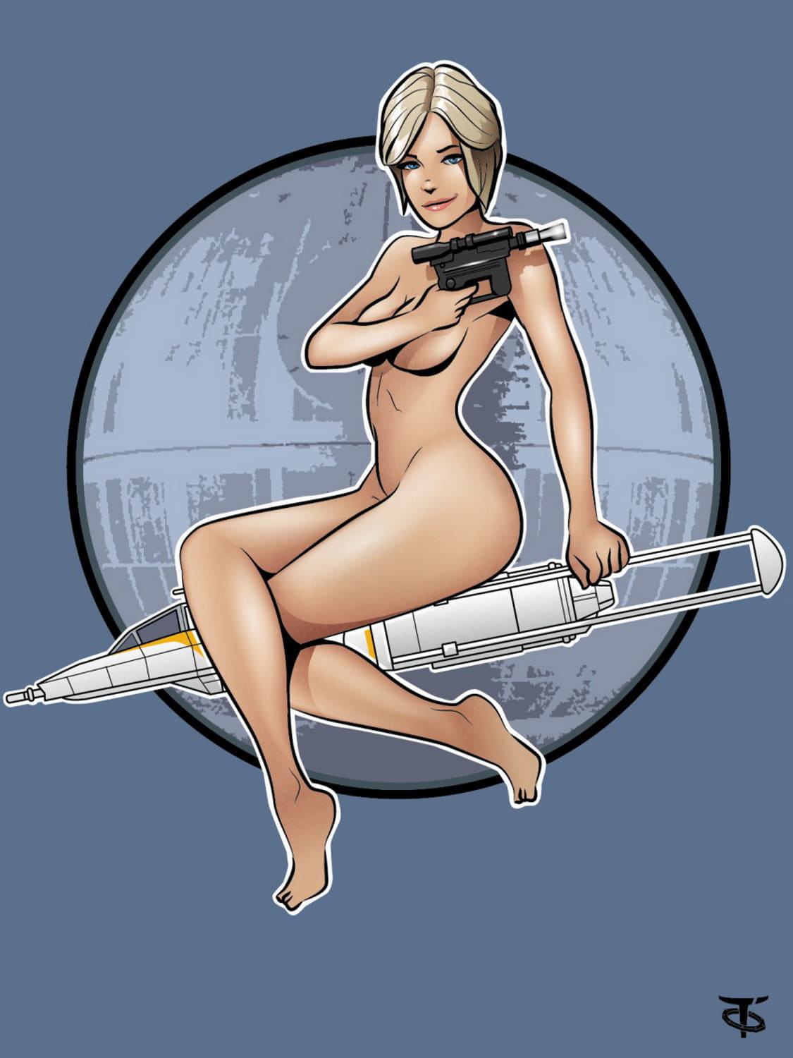 Imperial Officer and Juno Eclipse Tits No Underwear Female Only