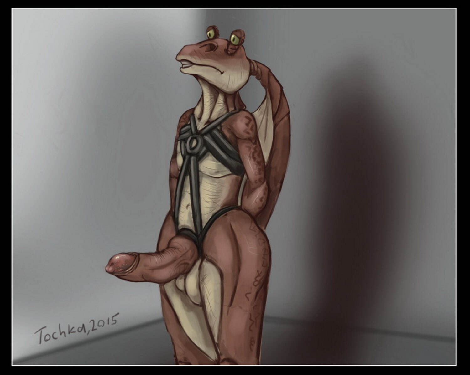 Jar Jar Binks and Gungan Penis Alien Cock Ring Bondage