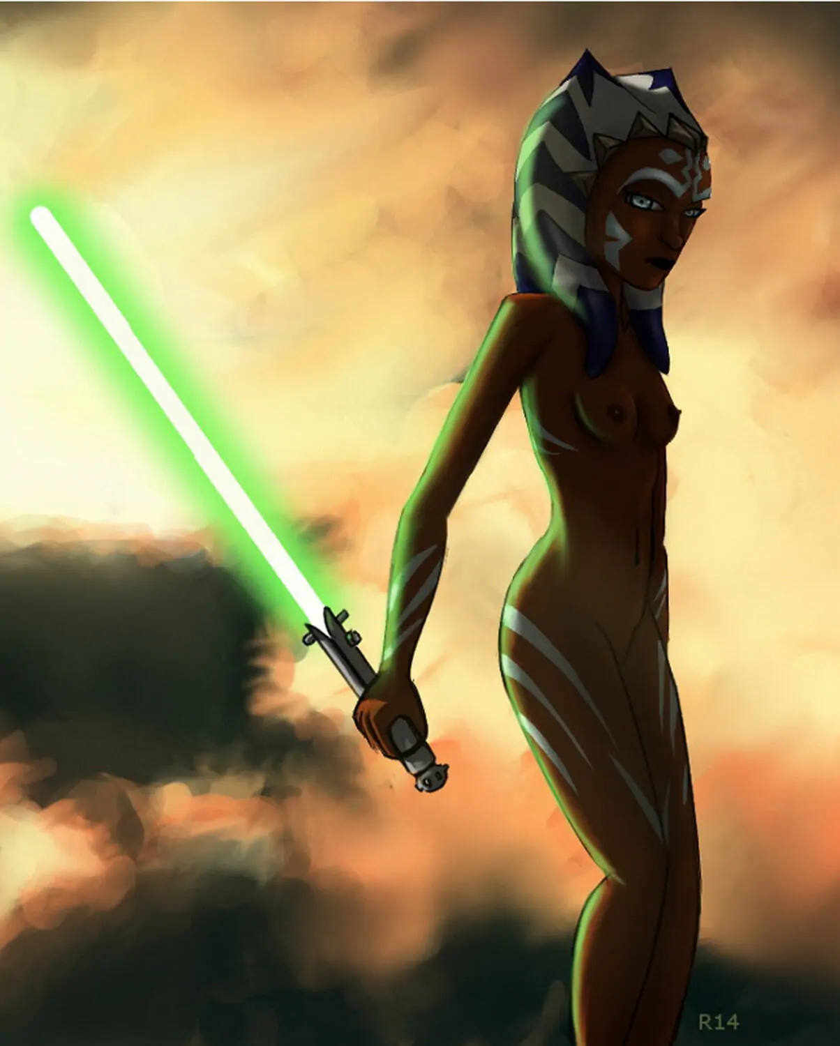 Jedi and Ahsoka Tano Nude Solo Naked Alien Female Only