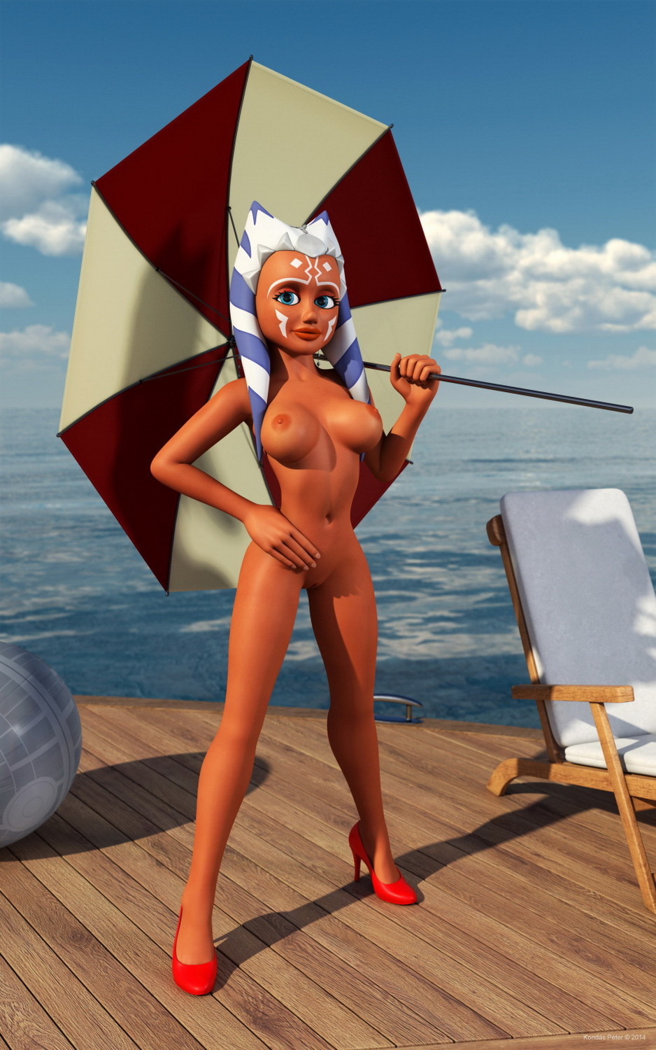 Jedi and Ahsoka Tano Solo Female Only Curvy Big Breast Solo Female