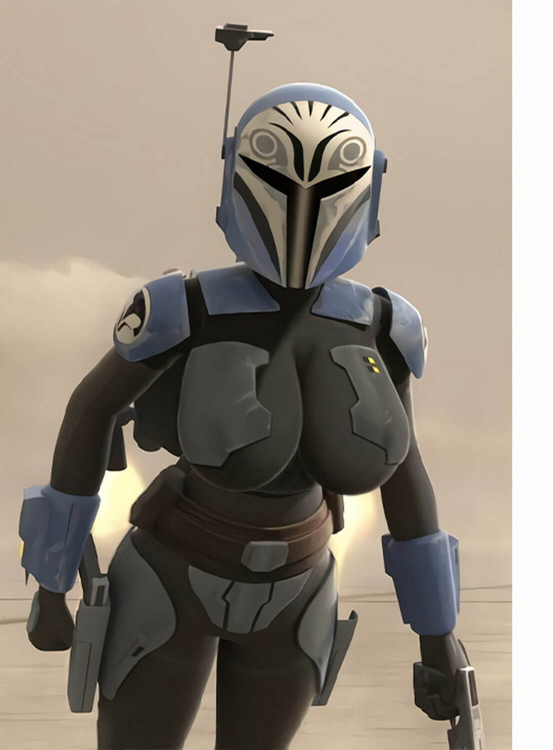 Mandalorian and Bo-Katan Kryze Tits Female Only