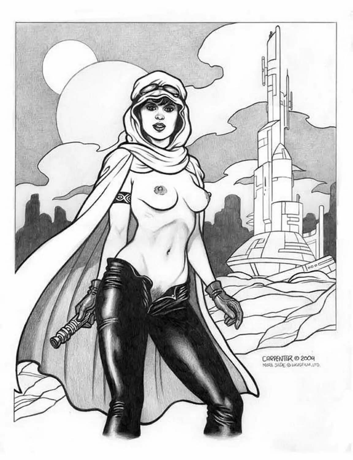 Mara Jade XXX Hentai Drawing