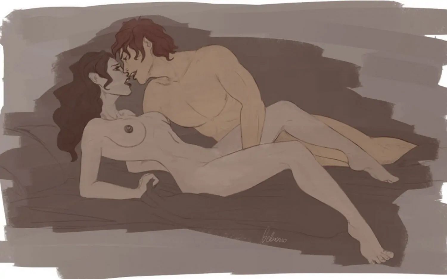 Padme Amidala and Anakin Skywalker Husband And Wife Naked Nude