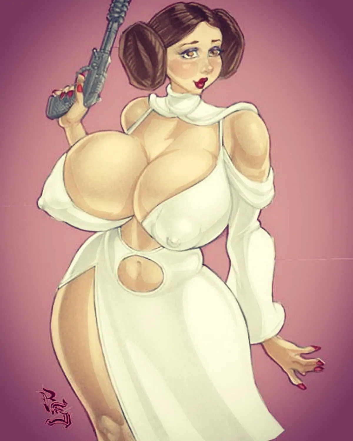 Princess Leia Organa Princess Female Only Big Breast Tits