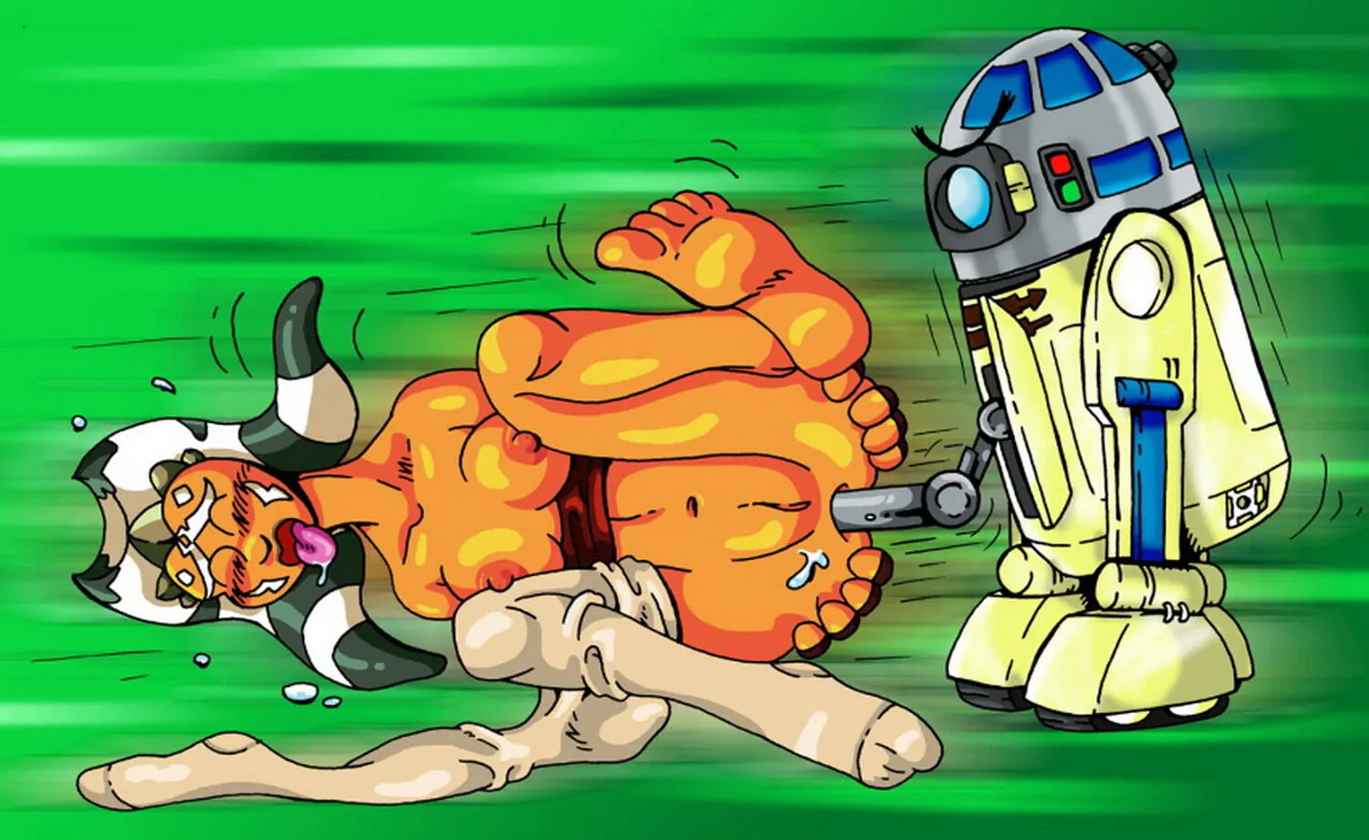 R2-D2 and Jedi Anal Sex