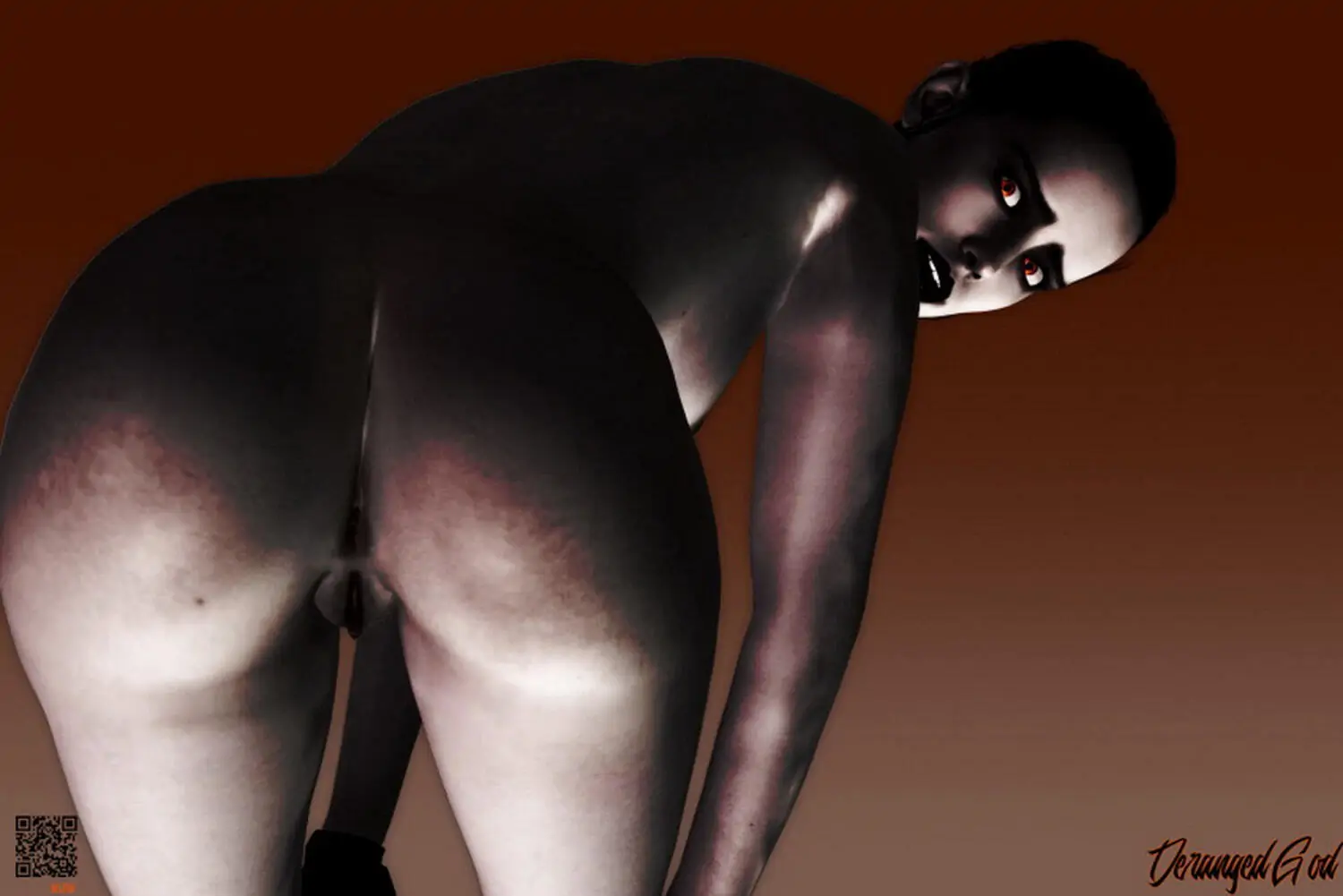 Rey and Sith Rey Muscular Female Pussy Dark Nipples Doggy Style