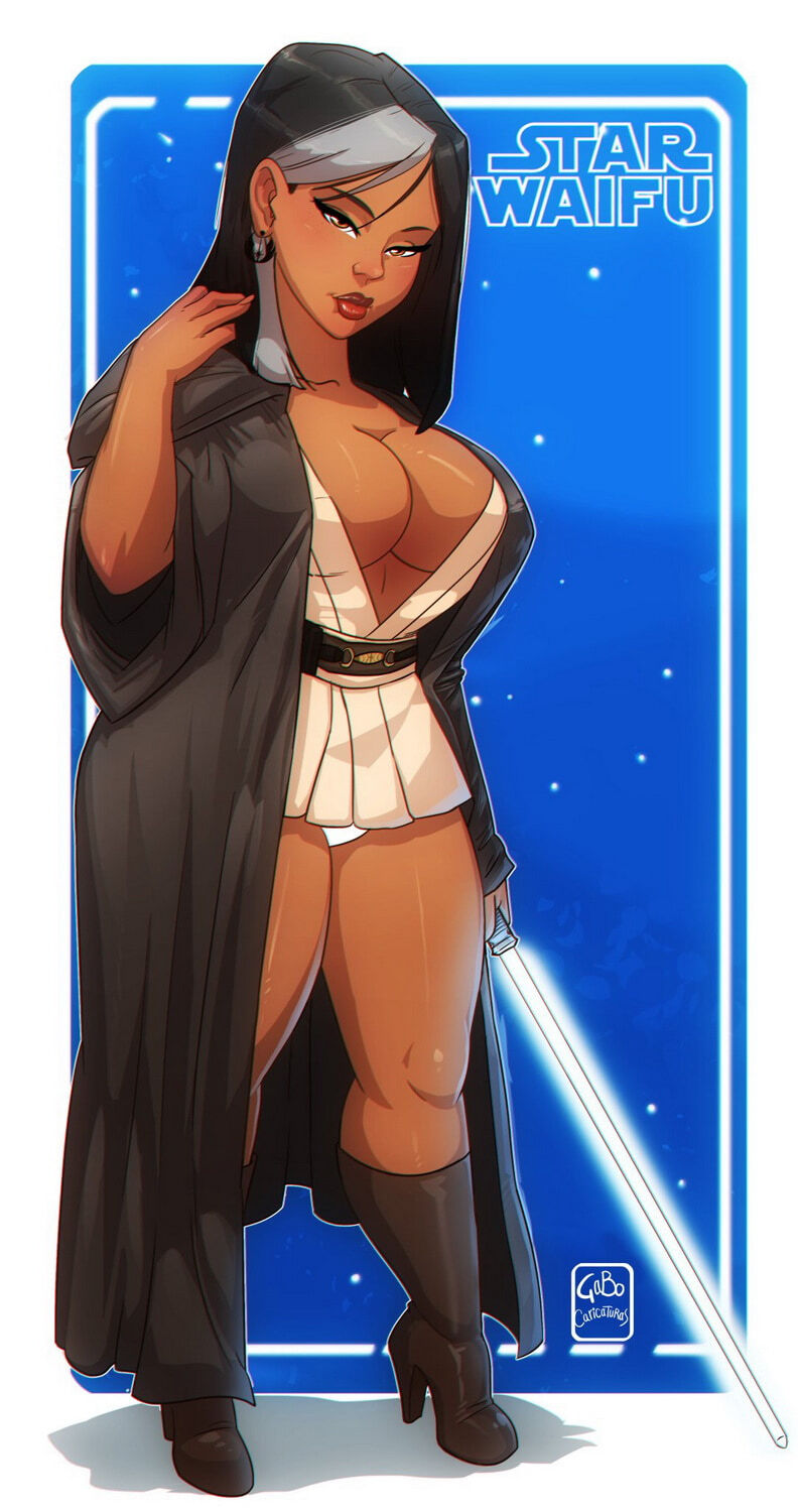 Jedi Solo Female Dark Skinned Female Legs Thicc