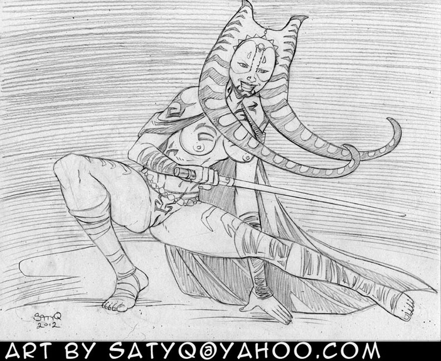 Shaak Ti and Togruta Hentai XXX Toon