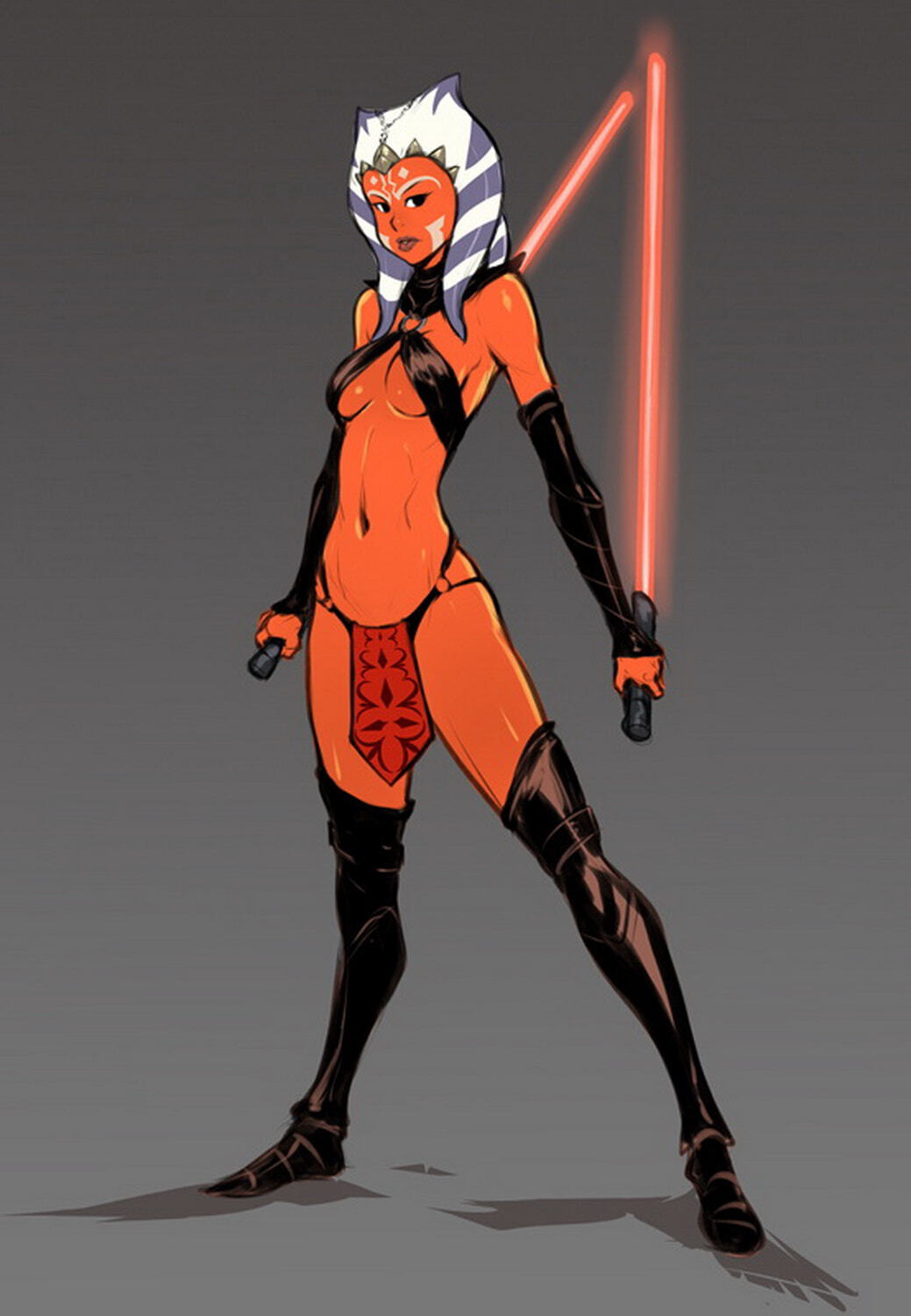 Sith Lady and Sith Alien Female Only Solo Solo Female Tits