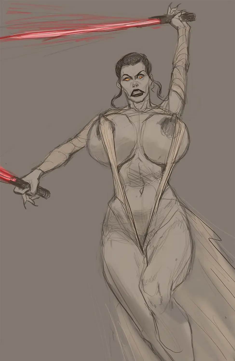 Sith Rey Big Breast Erect Nipples Vagina Tits Pussy