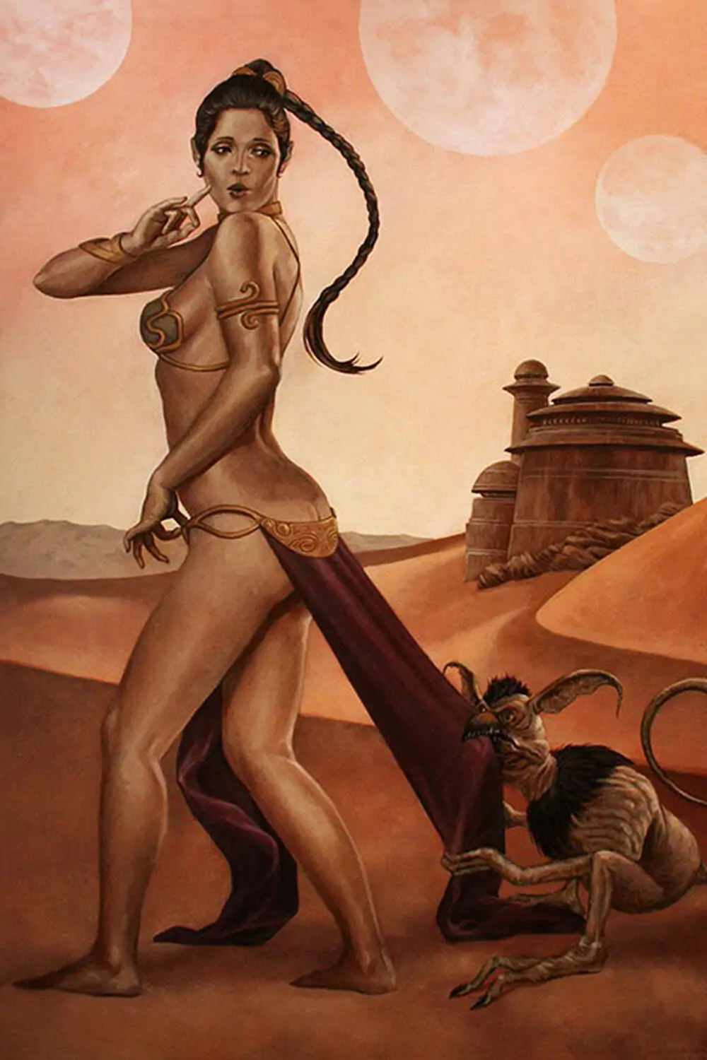 Slave Leia and Salacious Crumb Hentai XXX