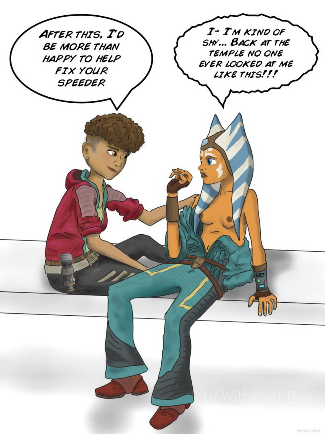 Togruta and Ahsoka Tano Alien Nipples