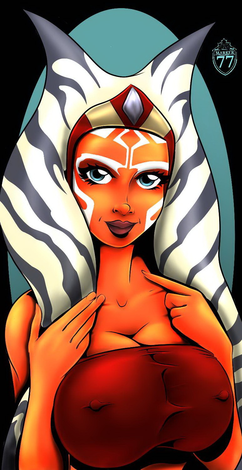 Togruta and Ahsoka Tano Solo Alien Female Only Erect Nipples