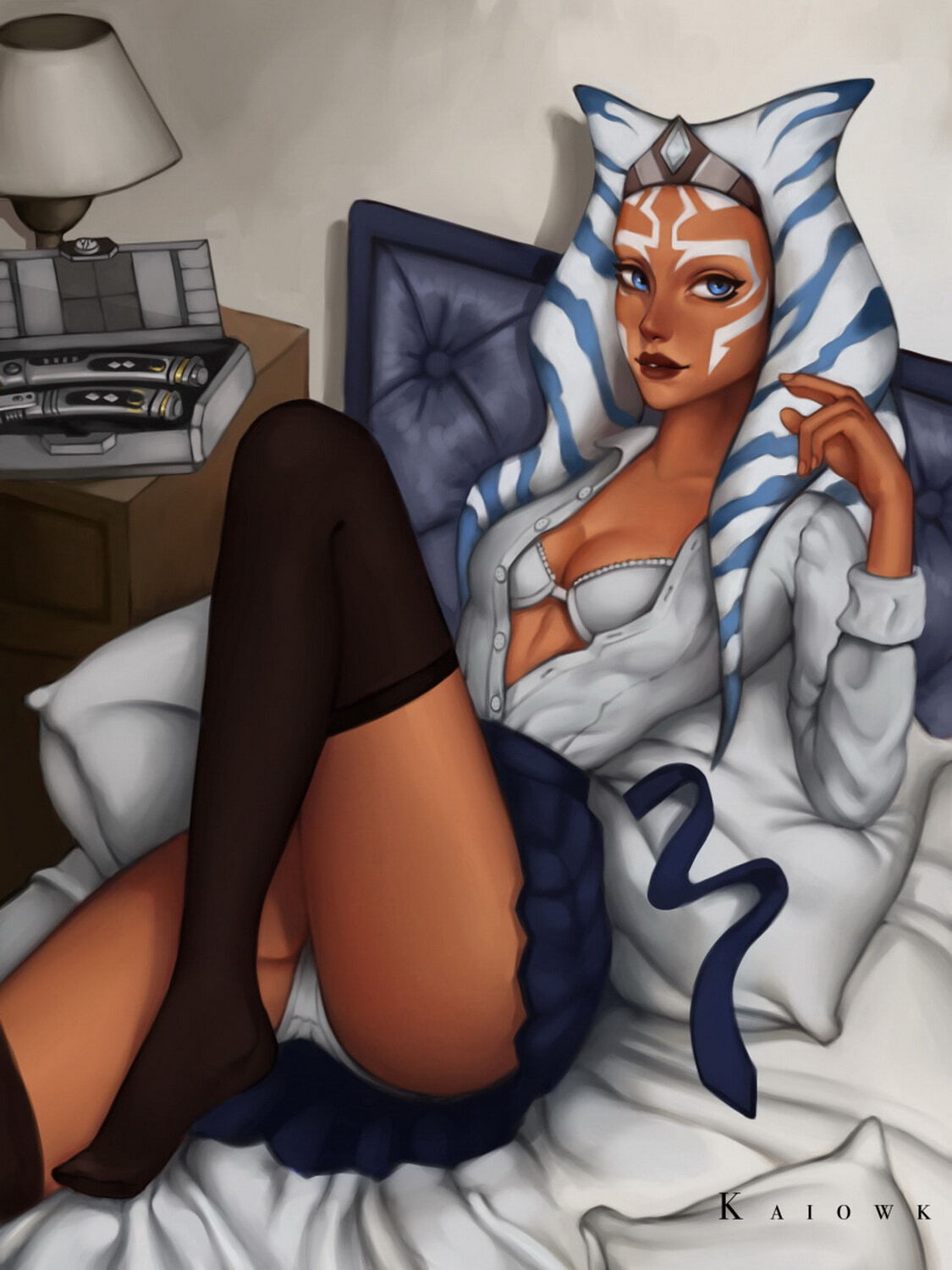 Togruta and Ahsoka Tano Solo Panties Alien Underwear Lips Upskirt